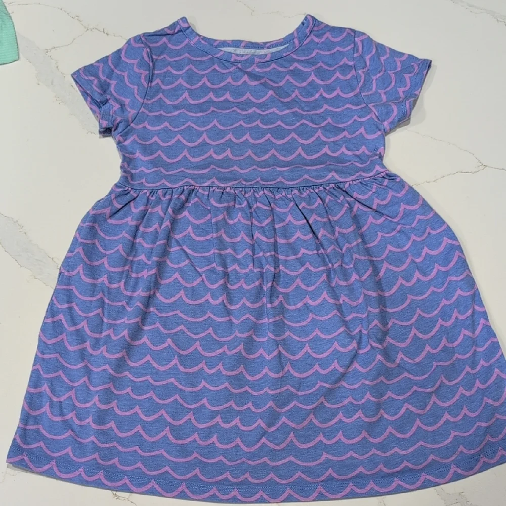 Wonder Nation Kids Dress with Purple and Pink Waves